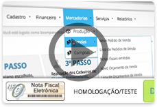 Emiss&atilde;o de Pedido de Venda e Geraç&atilde;o de NF-e