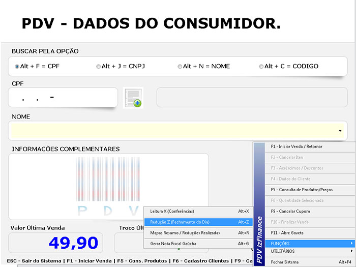 Tela de Ponto de Venda (PDV) - Imagem 14