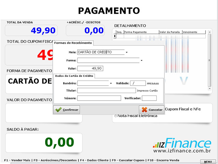 Tela de Ponto de Venda (PDV) - Imagem 6