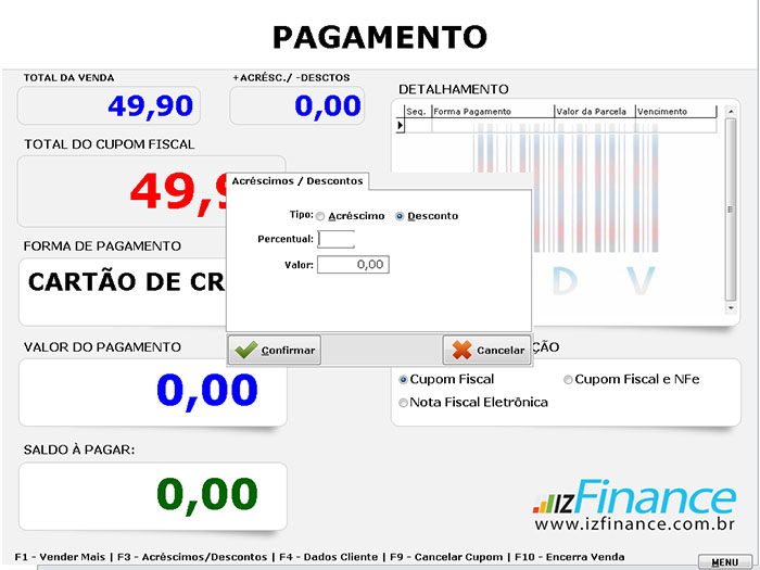 Tela de Ponto de Venda (PDV) - Imagem 7