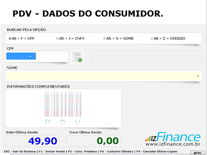 Tela de Ponto de Venda (PDV) - Imagem 8